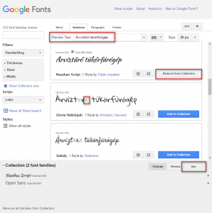 Google Fonts 1.